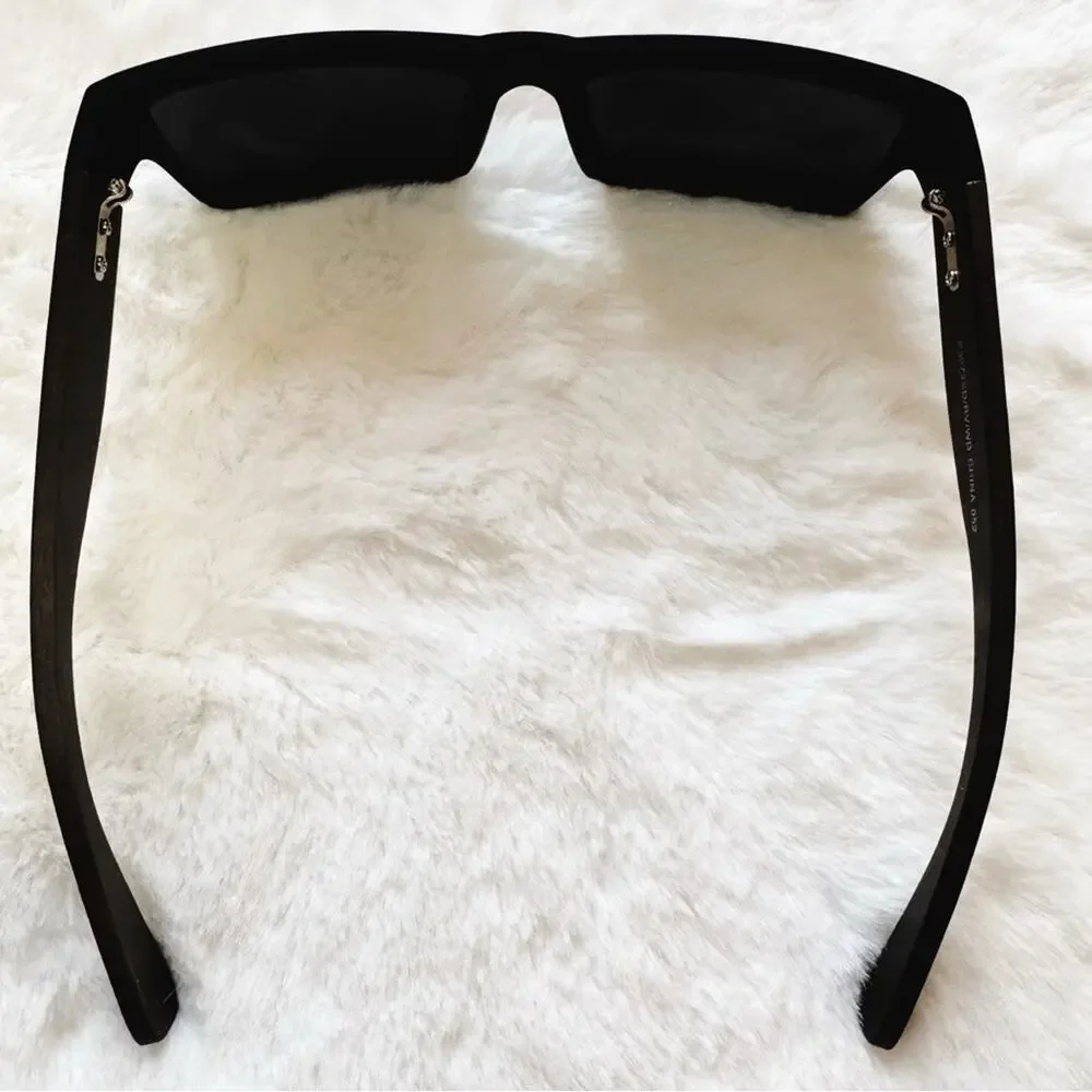 Jensen Black & Black Wood Sunglasses